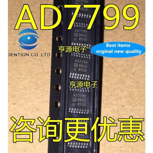 2PCS AD7799 AD7799BRU AD7799BRUZ TSSOP16 data converter in stock 100% new and original