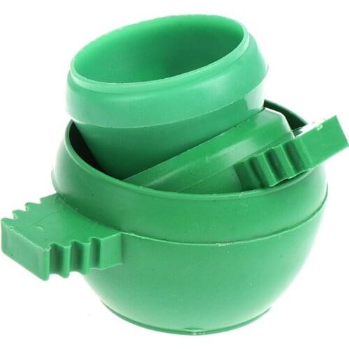 3Pc/set Aviary Hanging Drinking Feeding Bowl Round Bird Food Water Bowl Parrot Pigeons Feeding Cup Bird Pet