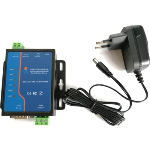 5pcs USR-TCP232-410S RS232 RS485 to TCP/IP Converter Ethernet Serial Device Server Modbus to Serial Ethernet with DHCP and DNS