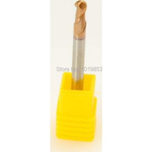 5pcs SLONS S500-R1x4x50L HRC60 BALL nose tungsten CARBIDE milling cutter end mill for hardened steel