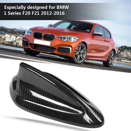 Car Real Carbon Fiber Antenna Shark Fin Cover Trim For BMW 5 Series F10 F11 F18 7 Series F01 F02 M Series M5 1 Series F20 F21