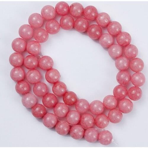 Natural Stone Beads B Color Red Texture Agate Round Loose Beads for Making DIY Bracelet Earrings Jewelry15'' 4/6/8/10/12mm