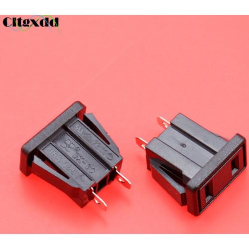 Cltgxdd 2Pin 15A 125V AC power socket USA Embedded Industrial socket CCC CE Certification,26X16MM , ABS+Brass 2 pin