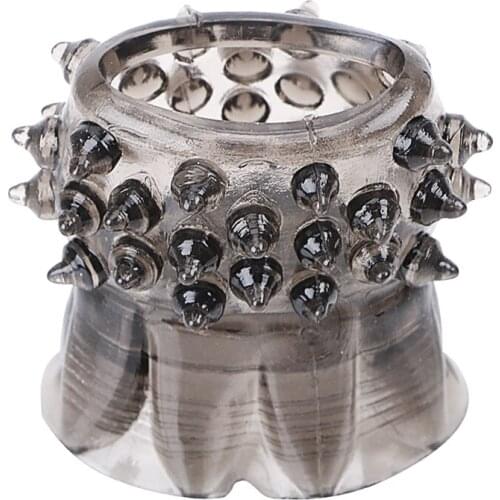 Cock Ring Delay Ejaculation Penis Sleeve Penis Ring Clitoris Stimulation Silicone Adult Products Sex Toys for Men Male