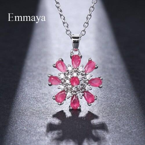 Emmaya Classic Simplicity Zircon Fashion Pendant Wedding Jewelry Made with Austria Crystal Part For Women
