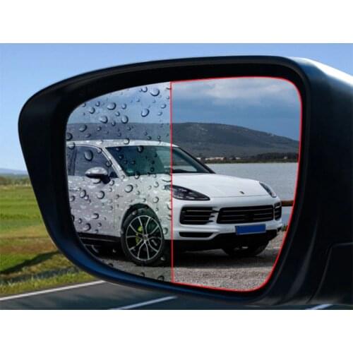 KobraMax Car Rearview Mirror Waterproof Film for Porsche Cayenne /Macan /Maca Car Special Rearview Mirror Rain Waterproof 1pcs