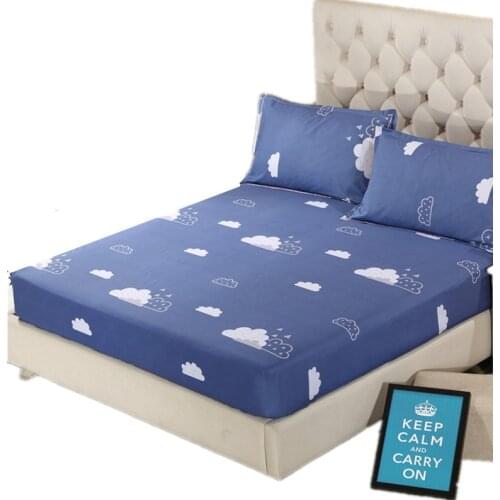 3 pcs/set Printing Bed Cover Mattress Protector Bed Bug Proof High Quality Mattress Cover Fitted Sheet With Elastic Home Textile