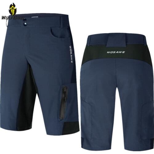 Wolfbike MTB Bike Cycling Shorts Outdoor Sports Water Repellent Breathable Bicycle Running Cycle Tight Downhill Shorts Underwear
