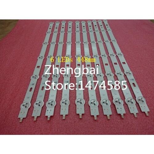 New Kit)10 Pieces(5*A,5*B) 6LEDs 448mm LED backlight bar for LG TV innotek 46inch NDSOEM A B Type REV0.1