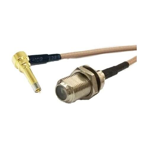 New F female jack Switch MS156 male Right Angle pigtail cable RG316 Wholesale Fast Ship 15CM 6"Adapter