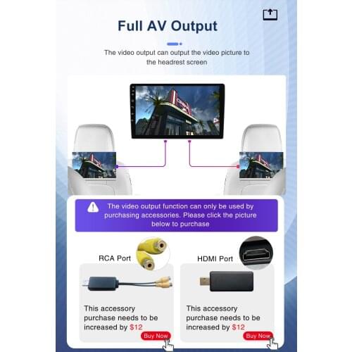 Optional function Full AV output