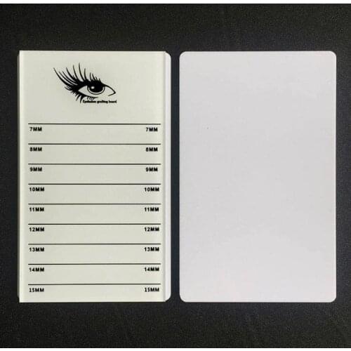 100pcs Fake Eyelash Tray Stand double-deck Eyelash Extensions Hand Plate Eye Lash Grafting Eyelashes Extension Makeup Tool SN531