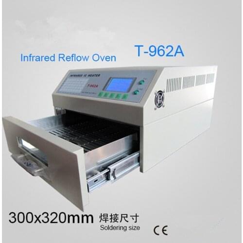 Puhui T962A DGC INFRARED reflow oven solder IC HEATER rework station Heater Infrared Reflow Wave Oven 300m High quality NE