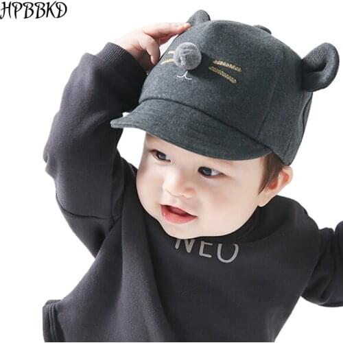 HPBBKD Fashion Baby Girl Boy Hat Newborn Infant Toddler Cap Girl Boy Unisex Cotton Baseball Cap Kids Hat Children Sun Hats GH213