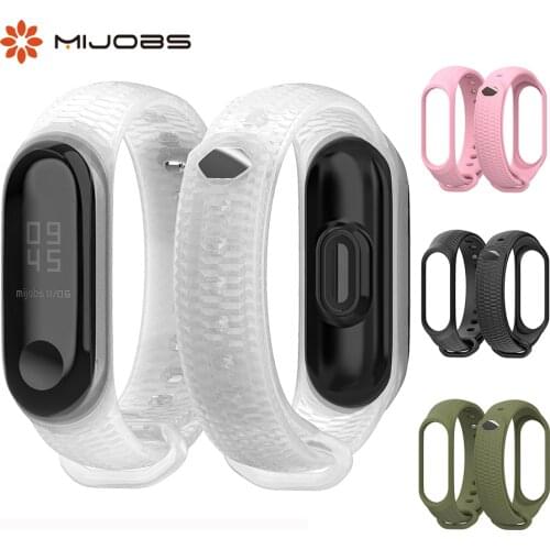 For Mi Band 4 Wrist Strap Silicone Band for Xiaomi mi Band 3 Bracelet Miband 4 Wristband Straps Band3 Smart Watch Accessories