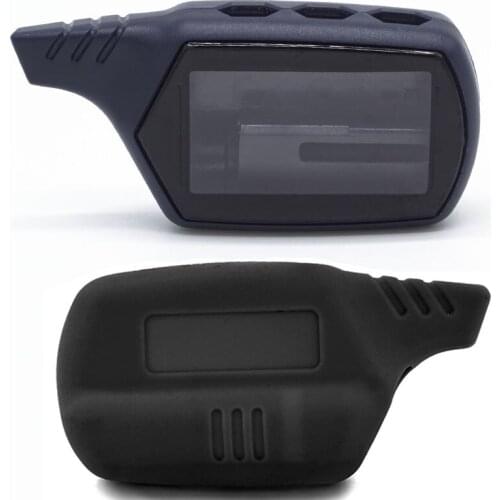 Russia version EZ-beta case keychain+silicone case for Jaguar EZ-beta FX-5 FX-3 EZ alpha lcd remote for starline B9 B6 A91 A61