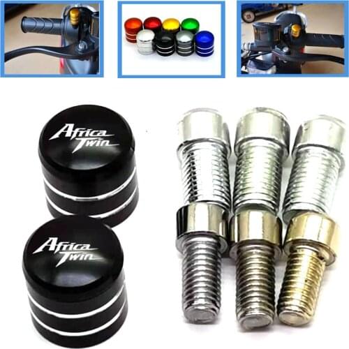 For Honda CRF1000L Africa Twin CRF1100L Motorcycle rearview mirror thread bolts rear view adapter screws Decorative cover