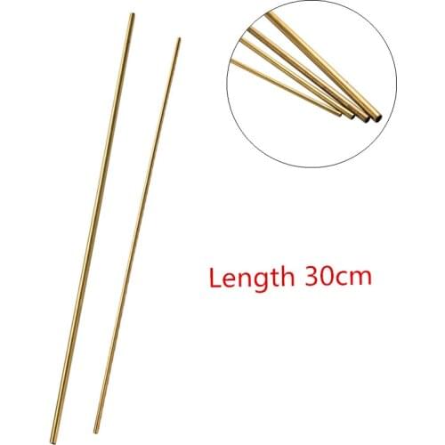 1pc Diameter 2/3/4/5mm Fine Brass Tubes Brass Pipe Brass Tube Length 30cm Long 0.45mm Wall Cutting Tool Parts