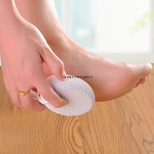 1 Pc Natural Pumice Stone Foot File Hard Skin Remover Pedicure Brush Bathroom Products Healthy for Foot Care Tool