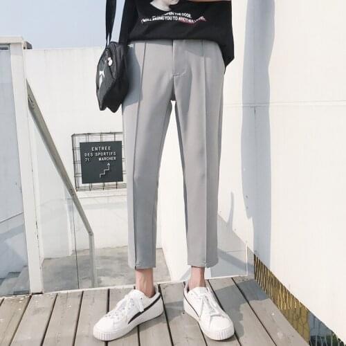 2021 Japanese Mens Cotton Casual Harem Pants Fashion Trend Trousers Hip Hop Style Loose Large Size Black/khaki Pants M-3XL