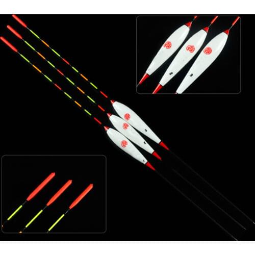 3Pcs/lot Fishing Float Bobber Buoy Balsa Wood Float Various Models Floats Fishing Tackle Accessories Contains 1# 2# 3