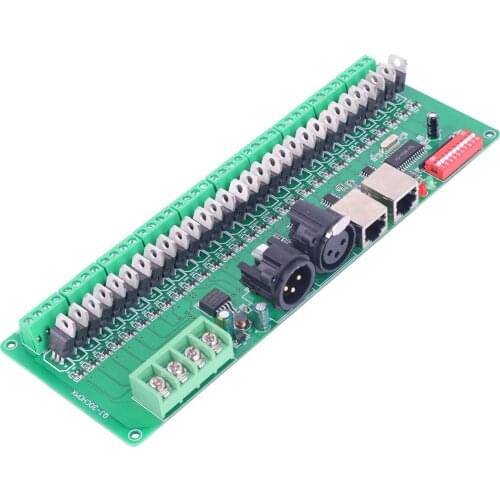 30 channel 30CH DMX LED controller DMX decoder Drive RGB LED controller DC9V-24V