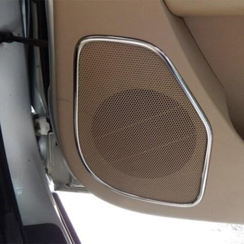 4Pcs/Set Car Interior Door Loudspeaker Cover Trim Car-Styling Sticker Fit For Hyundai Santa fe 2006-2012