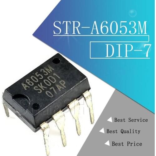 5PCS STR-A6053M A6053M A6053 DIP-7 In Stock