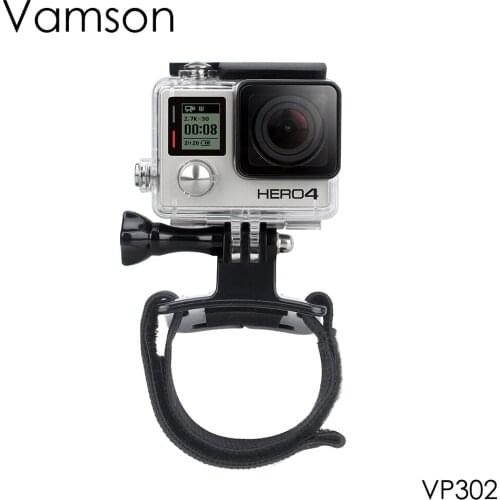 Vamson Accessories for GoPro 8 7 6 5 4 Black Elastic Adjustable Wrist Strap Mount For GoPro Hero 4 3+2 1 for Yi 4K for SJCAM