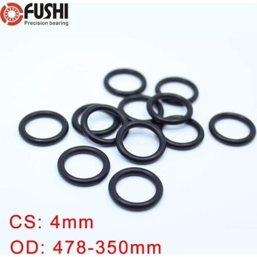 CS4mm NBR ORing OD 478/325/330/335/340/345/350* 4mm 5PCS O-Ring Nitrile Gasket seal Thickness 4mm ORing