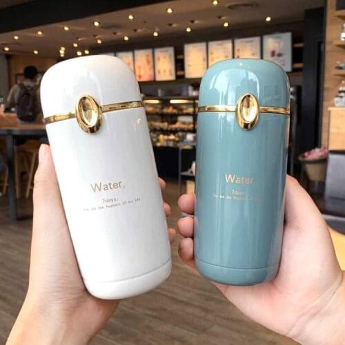 Double Stainless Steel 304 Coffee Mug Leak-Proof Thermos Mug Travel Thermal Cup Thermosmug Water Bottle for Gifts