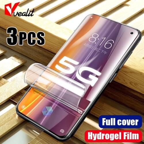 1-3Pcs Full Cover Hydrogel Film for ViVO Y19 Y12 Y17 Y15 X20 X23 X27 X30 X21s X50 X60 S1 Pro Plus Y52 Y20S U20 Screen Protector