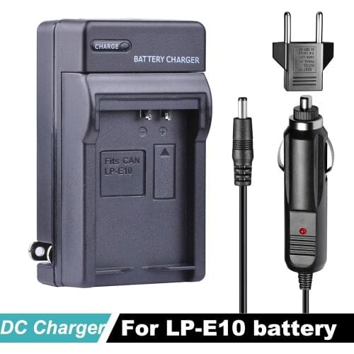 LP-E10 battery Charger + EU adapter for Canon LP-E10 LP E10 LPE10 EOS 1100D 1200D Kiss X50 X70 Rebel T3 T5 EOS1100D EOS1200D