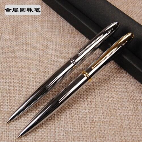1pc Metal Ballpoint Pen Brass Oil Ball Pen Gift To Friend High Quality