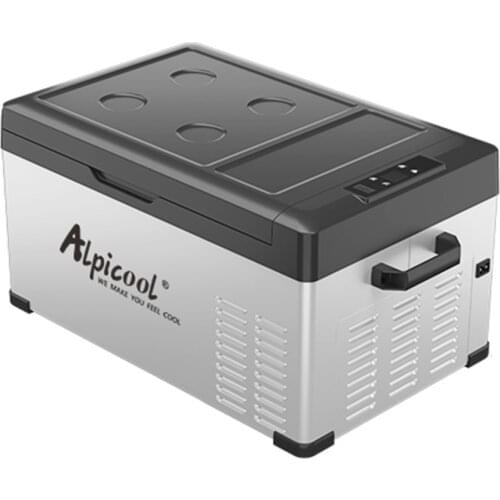 Mini refrigerator DC 24V 12V Car Refrigerator Freezer Cooler 25L Auto Fridge Compressor Quick Refrigeration Home Picnic Icebox