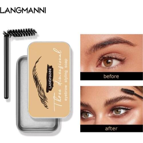 Fashion Wild Eyebrow Styling Cream Long-lasting Wax Natural Eyebrow Styling Wax Waterproof Eyebrow Shaping Gel Wax TSLM1