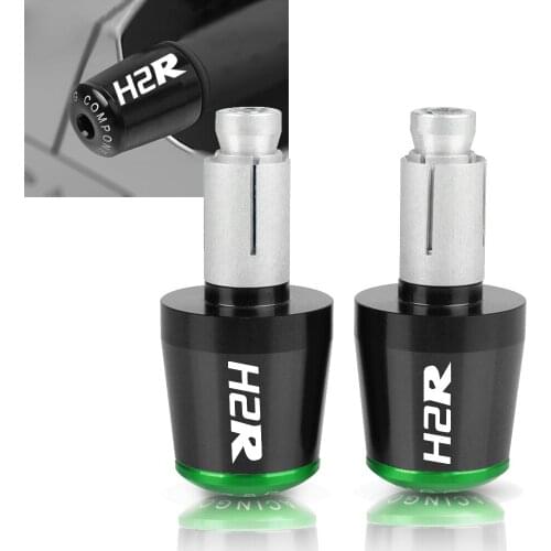 FOR kawasaki Ninja H2R h2r 2015 2016 7/8" 22MM Motorcycle Hand Bar Ends Slider Handle Bar End Grips Cap NINJA H2 R H2R