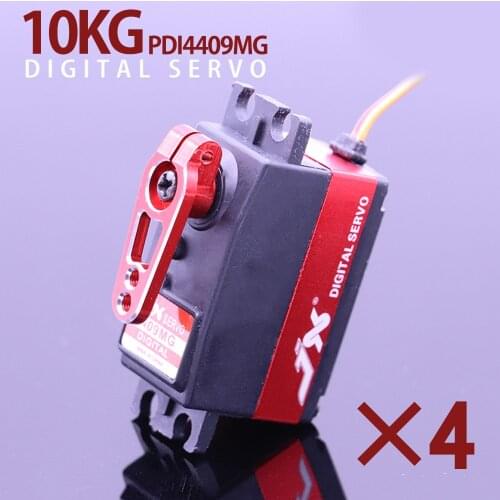 4pcs JX PDI-4409MG 9KG High Speed LOW PROFILE Short Digital Standard Servo for 1/8 1/10 RC Car Yokomo HPI 3racing SAKURA D4 CS