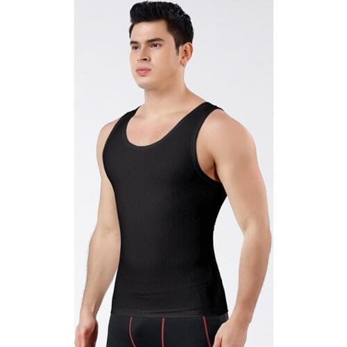 New Arrival Mens Slimming Tank Top Body Shapers Corset Vest Shirt Compression Abdomen Tummy Belly Control Waist Trainer Tank