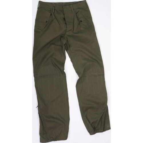 Casual pants Italian Army olive green old model cotton soft air military
