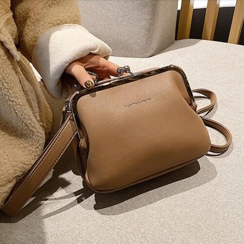 Simple Pu Leather Shoulder Bag Fashion Womens Bag High Quality Womens Handbag Black Travel Bag