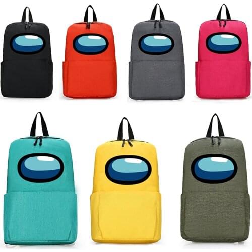 Cartoon Anime Game Among Us Backpack School Bag for Girls Boys Plecak Women Men Children Teens Laptop Travel Rucksack Knapsack