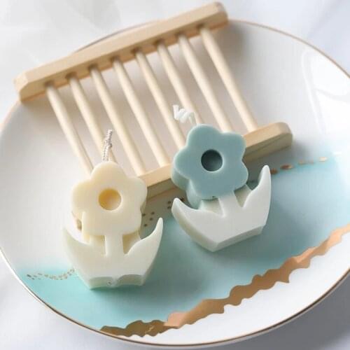 Five Petal Flower Cute Silicone Candle Mold Bouquet Scented Candle Making Mold, DIY Fondant Mold Chocolate Mold