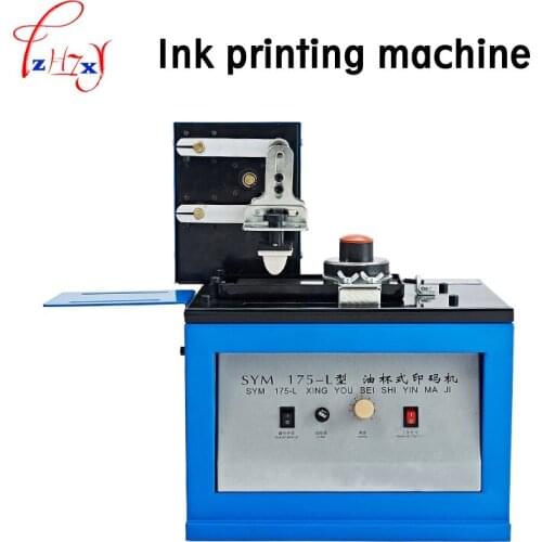 SYM-175 Electric Ink Printing Machine Stainless Steel Oil Cup Printing Machine Production Date Coding Machine 110/220V