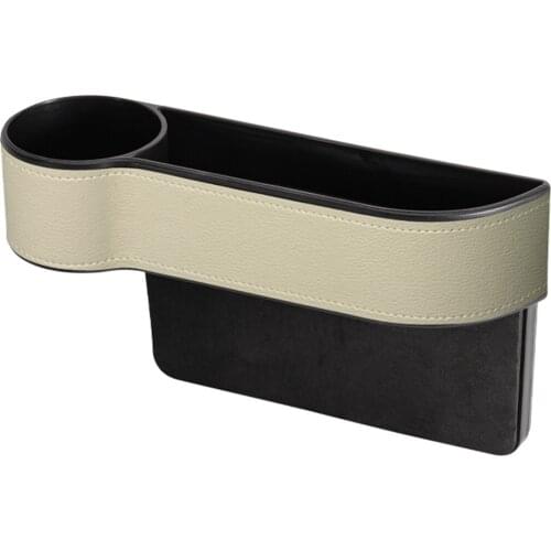 Universal Car Seat Gap Storage Box Left/Right Passenger Driver Side Slit Pocket Roll Top Dash Dashboard Storage Box