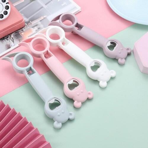 1PC Bottle Opener Multifunctional Four-in-one PP Non-Slip Jars Opener for Home Bar Accessories Kitchen tools