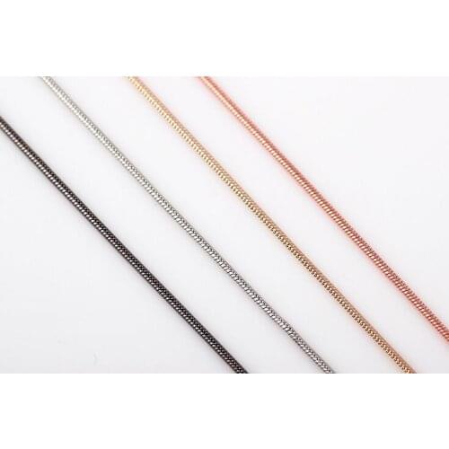 10PCS/lot DIY Alloy Smooth Floating Link Chain / Necklace Fit For Glass Magnetic Memory Locket Pendant Fashion Jewelrys