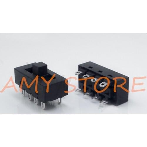 2pcs 12A 250V 3 Position 8 Pin Toggle Slide DIP Switch LQ-103H Hair Dryer Hot Cold Wind for JJ-15 Philips Flyco FH6218/20/21/31