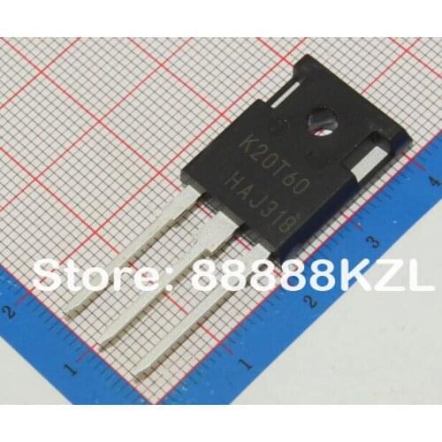 5-20pcs/lot K20T60 TO-247 Common Frequency converter IGBT tube 600V 20A TO-3P