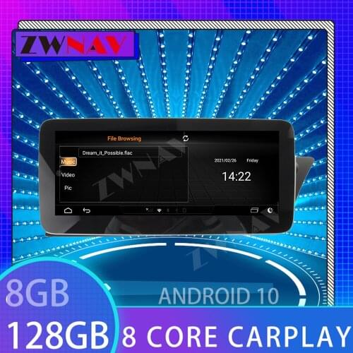 GPS Navigation 128G CARPLAY Car Dvd Multimedia Player Auto for AUDI A4 2005-2009 10.25 Android 10 Eight core